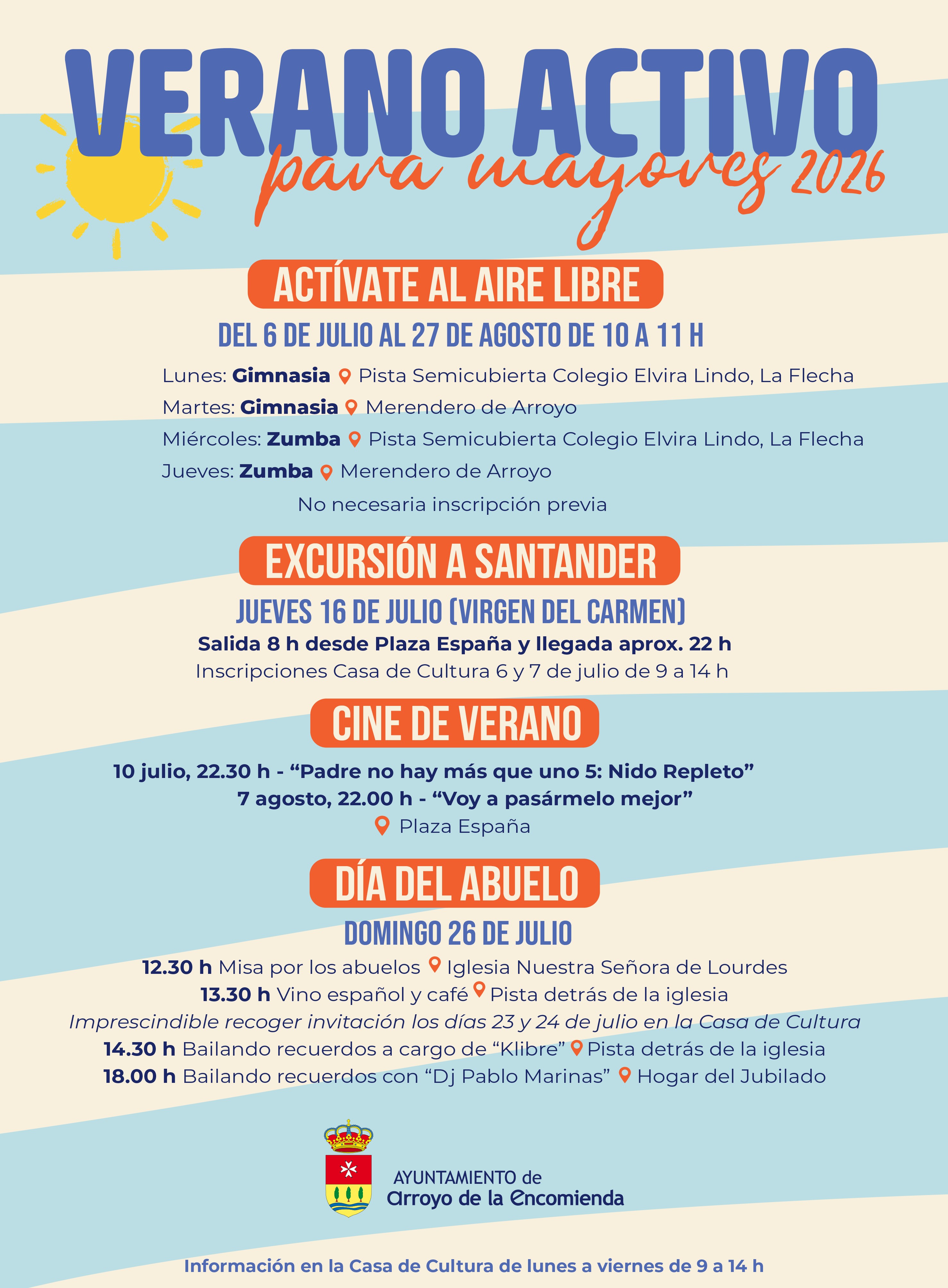 Verano Activo para Mayores 2026