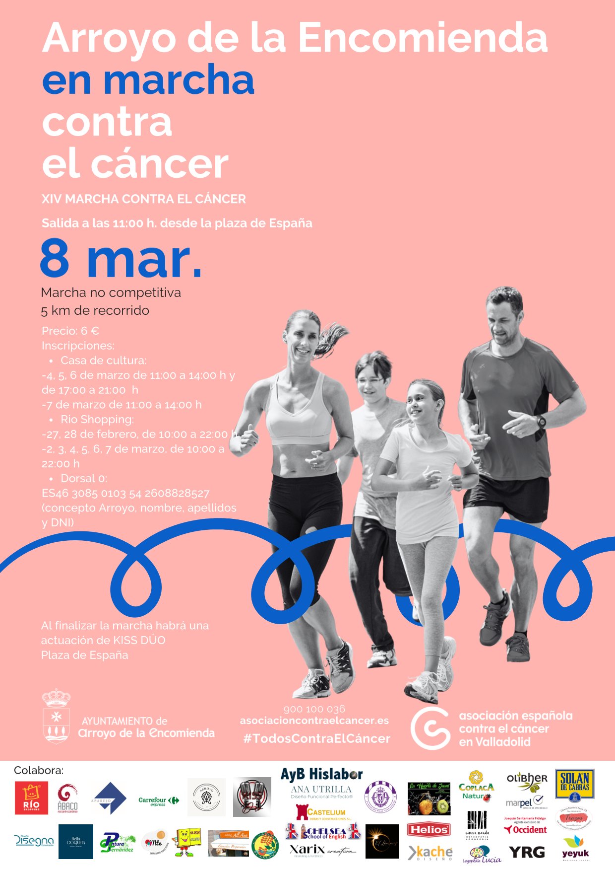 La Marcha contra el Cáncer de Arroyo regresa con un nuevo recorrido
