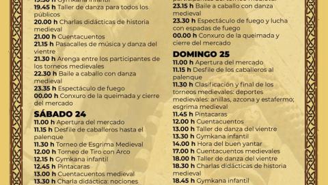Programación Arroyo Medieval