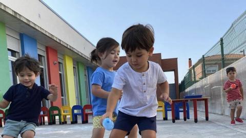 Alumnos de la Escuela Infantil Municipal 'Mini Cole'.