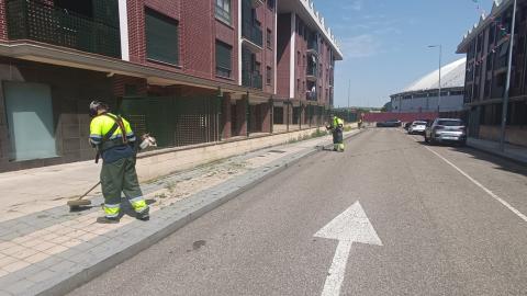 El Ayuntamiento refuerza los equipos de jardinería encargados de luchar contra las malas hierbas