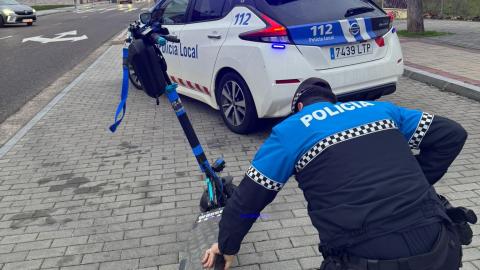 La Policía Local efectuará una campaña especial de vigilancia de patinetes entre el 12 y el 18 de enero