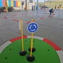 La Policía Local estrena circuito de educación vial y 15 bicicletas para los escolares
